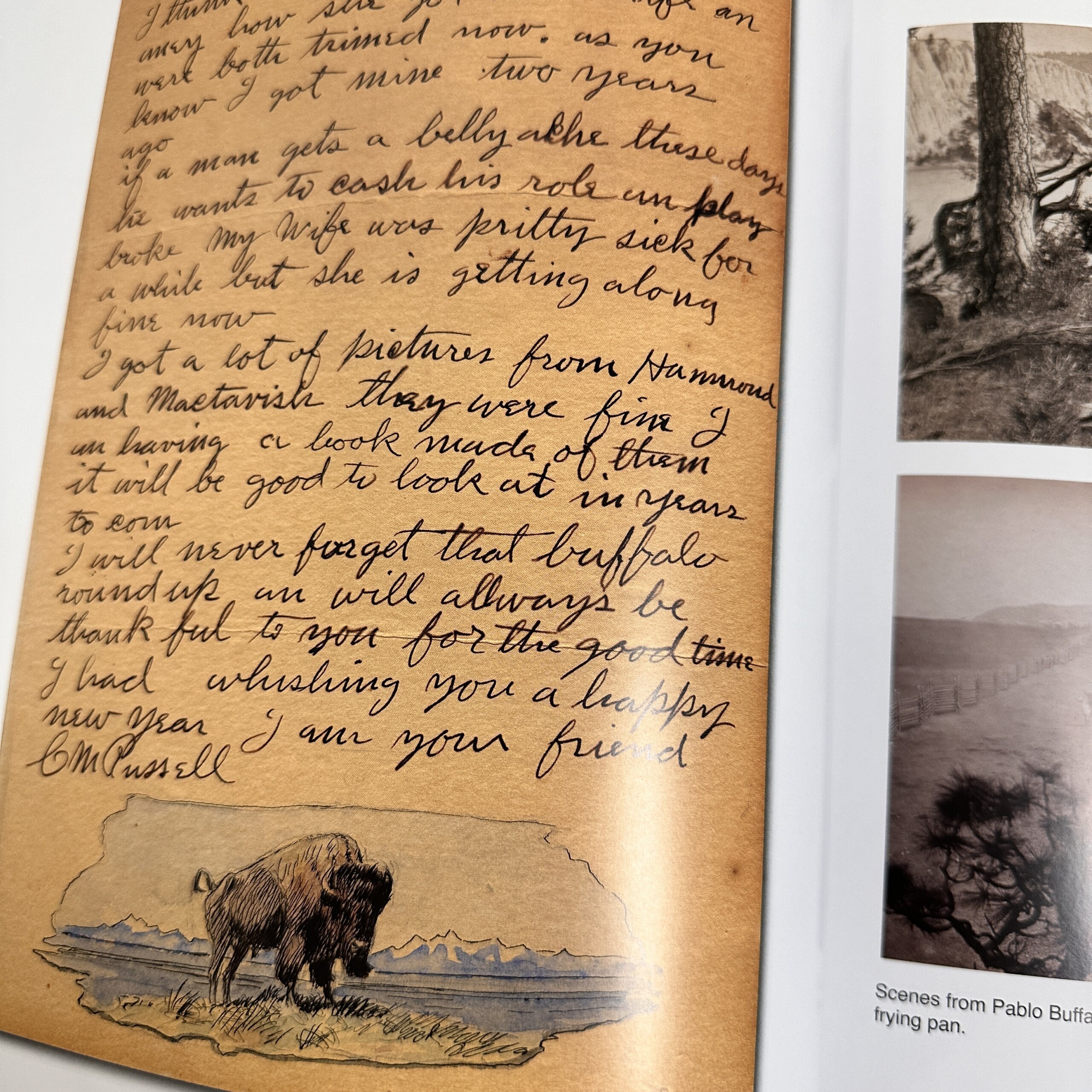 Your Friend, C.M. Russell Illustrated Letters C.M. Russell Museum