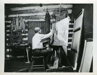 Charlie working on Whose Meat