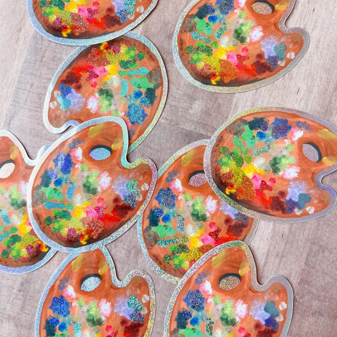 Painters Palette Die Cut Sticker