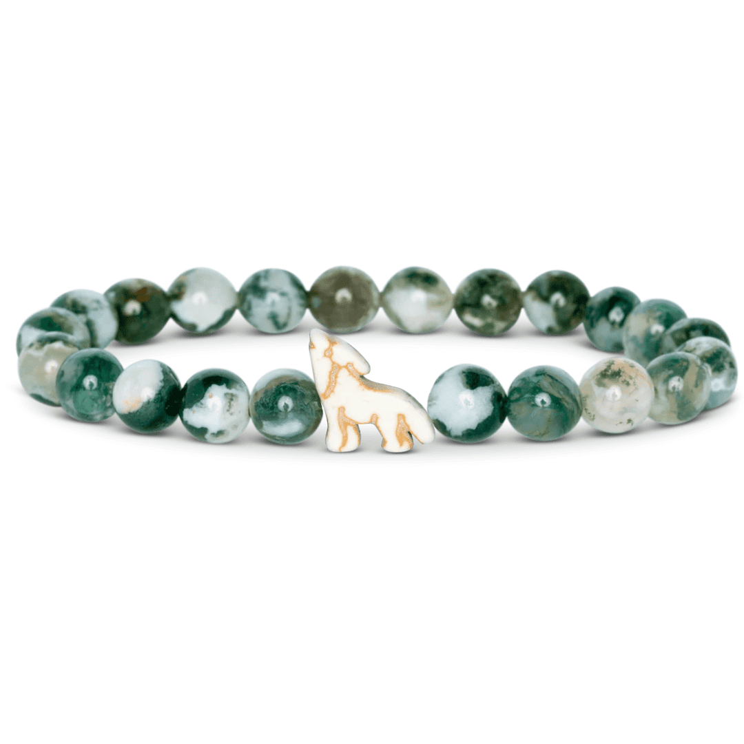 FAHLO Wolf (Woodland Green) Tracking Bracelet